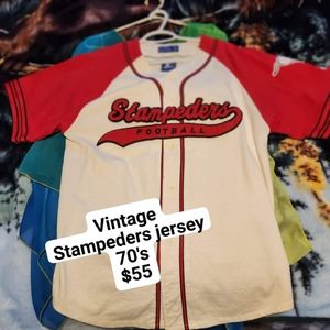 Vintage Calgary Stampeders 1979 Football Jersey.